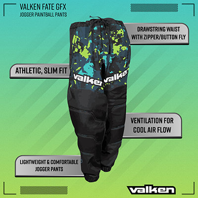 Valken Fate GFX Jogger Paintball Pants